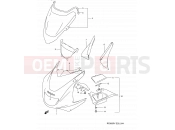 SUZUKI RF900R R (1994) (E03,E28,E33) 44 - COWLING BODY (MODEL R)