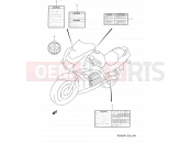 SUZUKI RF900R R (1994) (E03,E28,E33) 48 - LABEL