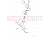 SUZUKI RF900R R (1994) (E03,E28,E33) 51 - STEERING STEM