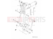 SUZUKI RF900R R (1994) (E03,E28,E33) 58 - REAR CUSHION LEVER