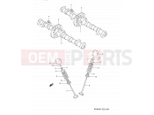 SUZUKI RF900RZ S (1995) (E03,E28,E33) 9 - CAM SHAFT - VALVE