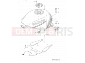 SUZUKI RF900RZ S (1995) (E03,E28,E33) 37 - FUEL TANK (MODEL R/S)