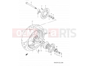 SUZUKI RF900R T (1996) (E03,E28,E33) 59A - REAR WHEEL (MODEL T/V)
