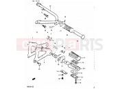 SUZUKI RG125A / RG125B J (1988) Gamma 27 - FOOTREST