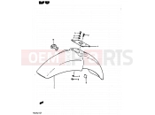 SUZUKI RG125A / RG125B J (1988) Gamma 40 - FRONT FENDER