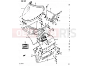 SUZUKI RG125A / RG125B J (1988) Gamma 59 - COWLING (MODEL J 2WB, 3HZ)