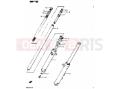 SUZUKI RG125A / RG125B J (1988) Gamma 38 - FRONT DAMPER