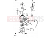 SUZUKI RG125AU / RG125BU J (1988) Gamma 5 - CARBURETOR