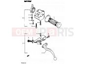SUZUKI RG125C G (1986) Gamma 46 - LEFT HANDLE SWITCH (MODEL G F.NO. 102308~/H/J)