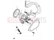 SUZUKI RG50 D (1983) Gamma 8 - OIL PUMP