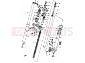 SUZUKI RG50 D (1983) Gamma 33 - FRONT FORK (MODEL D F.NO.111266~ / MODEL E/F/G/J)