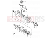SUZUKI RG50 K (1989) Gamma 4 - CRANKSHAFT