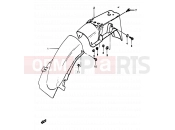 SUZUKI RG50 K (1989) Gamma 49 - REAR FENDER