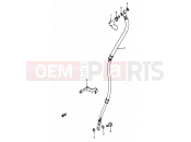 SUZUKI RG50 K (1989) Gamma 44A - FRONT BRAKE HOSE (MODEL K)