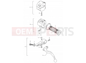 SUZUKI RG80 M (1991) Gamma 38 - LEFT HANDLE SWITCH