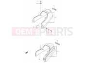 SUZUKI RG80 M (1991) Gamma 30C - SEAT TAIL COVER (MODEL M)