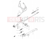 SUZUKI RG80C H (1987) Gamma 25 - STAND - REAR BRAKE