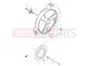 SUZUKI RG80C H (1987) Gamma 35 - FRONT WHEEL