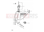 SUZUKI RM100 N (1992) 18 - FUEL TANK (RM100X)