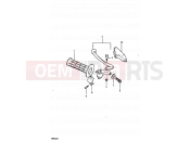 SUZUKI RM100 N (1992) 31 - LEFT HANDLE GRIP (RM100X)