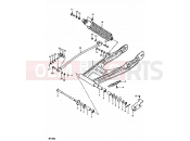 SUZUKI RM100 N (1992) 32 - REAR SWINGING ARM (RM100N)