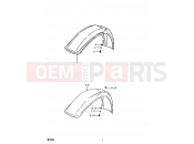 SUZUKI RM100 T (1996) 24 - FRONT FENDER