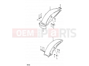 SUZUKI RM100 T (1996) 37 - REAR FENDER