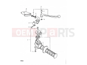 SUZUKI RM100 X (1999) 30 - RIGHT HANDLE GRIP (RM100X)