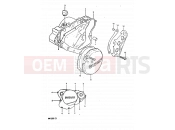 SUZUKI RM125 D (1983) 3 - CRANKCASE COVER