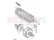 SUZUKI RM125 D (1983) 10 - CLUTCH
