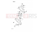 SUZUKI RM125 K (1989) (E02,E04,E24) 23 - STEERING STEM (MODEL K)