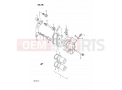 SUZUKI RM125 K (1989) (E02,E04,E24) 28 - FRONT CALIPER (MODEL K/L)