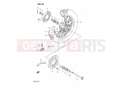 SUZUKI RM125 K (1989) (E02,E04,E24) 35 - REAR WHEEL (MODEL K)