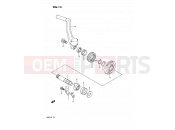 SUZUKI RM125 L (1990) (E02,E04,E24) 13 - KICK STARTER
