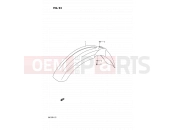 SUZUKI RM125 L (1990) (E02,E04,E24) 24 - FRONT FENDER