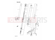 SUZUKI RM125 L (1990) (E02,E04,E24) 22A - FRONT DAMPER (MODEL L)