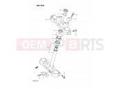 SUZUKI RM125 L (1990) (E02,E04,E24) 23A - STEERING STEM (MODEL L)