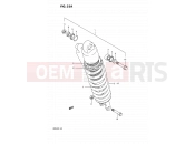 SUZUKI RM125 L (1990) (E02,E04,E24) 32A - SHOCK ABSORBER (MODEL L)