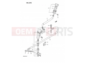 SUZUKI RM125 L (1990) (E02,E04,E24) 37A - REAR MASTER CYLINDER (MODEL L)