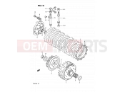 SUZUKI RM125 M (1991) (E02,E04,E24) 10 - CLUTCH