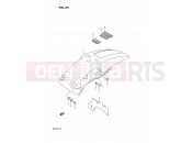 SUZUKI RM125 M (1991) (E02,E04,E24) 34 - REAR FENDER