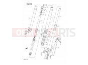SUZUKI RM125 M (1991) (E02,E04,E24) 22B - FRONT DAMPER (MODEL M)