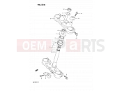 SUZUKI RM125 M (1991) (E02,E04,E24) 23B - STEERING STEM (MODEL M)