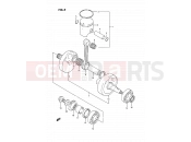 SUZUKI RM125 P (1993) (E02,E04,E24) 5 - CRANKSHAFT