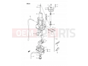 SUZUKI RM125 P (1993) (E02,E04,E24) 6 - CARBURETOR (MODEL N/P)