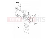 SUZUKI RM125 P (1993) (E02,E04,E24) 28 - FRONT CALIPER (MODEL N/P/R)