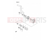 SUZUKI RM125 S (1995) (E02,E04,E24) 13 - KICK STARTER