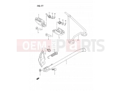 SUZUKI RM125 S (1995) (E02,E04,E24) 17 - STAND - FOOTREST