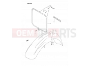 SUZUKI RM125 S (1995) (E02,E04,E24) 24 - FRONT FENDER - FRONT NUMBER PLATE