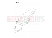 SUZUKI RM125 S (1995) (E02,E04,E24) 33A - REAR FENDER (MODEL P/R/S)